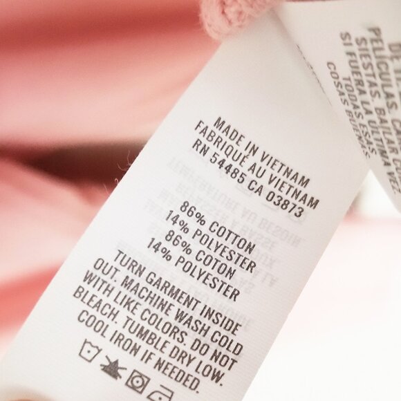 Aerie Down to Earth Slouchy Oversized Crewneck Pullover Sweatshirt Pink XL $69 - Picture 9 of 15